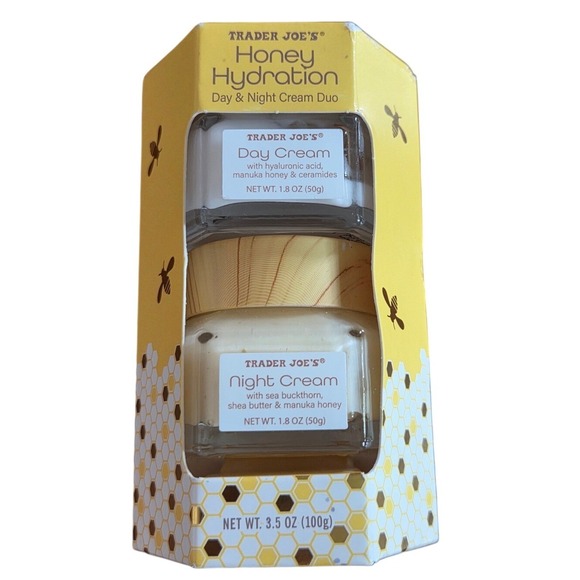 Trader Joe'S Other - Trader Joes Honey Hydration Day & Night Cream Duo Hyaluronic Acid Manuka Honey
